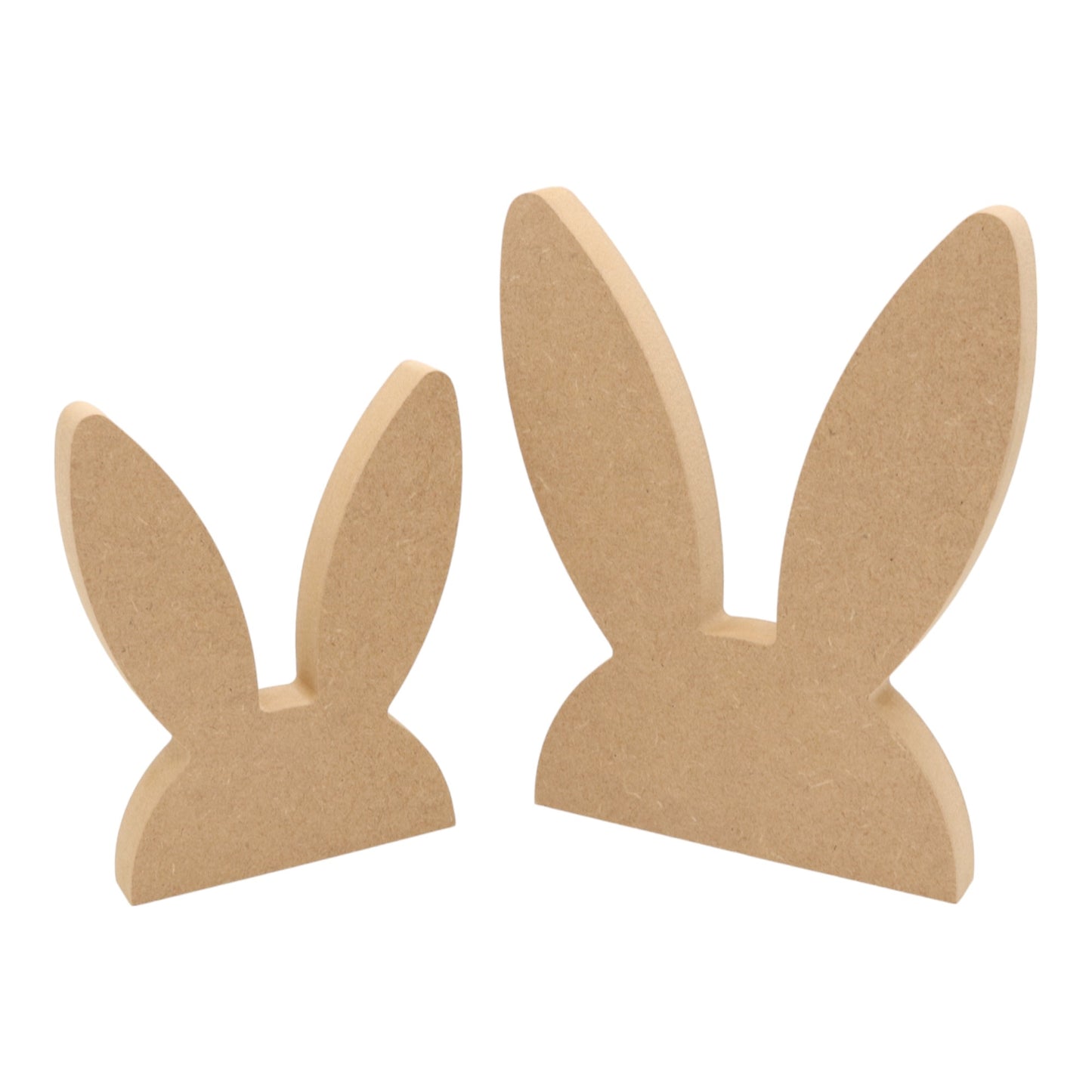 MDF Freestanding Bunny Ears Straight Shape