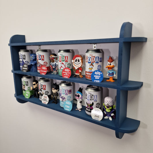 Funko Pop Soda Display Shelf for uncanned Cans MDF