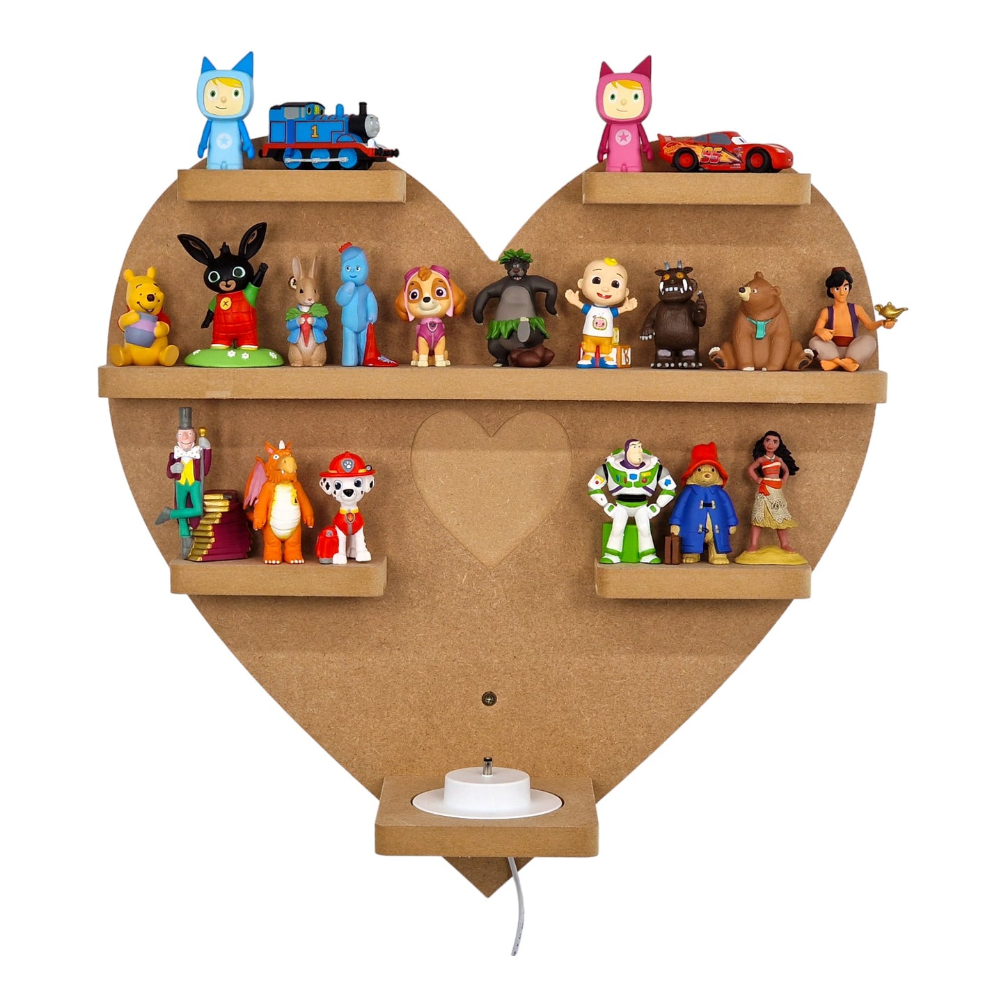 Heart Shaped Tonie Shelf, Suitable for Toniebox & Tonie Storage