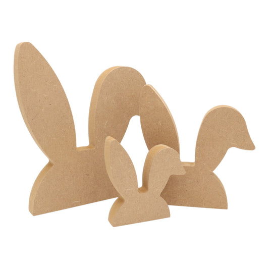 Bunny Ears 1 Shape MDF