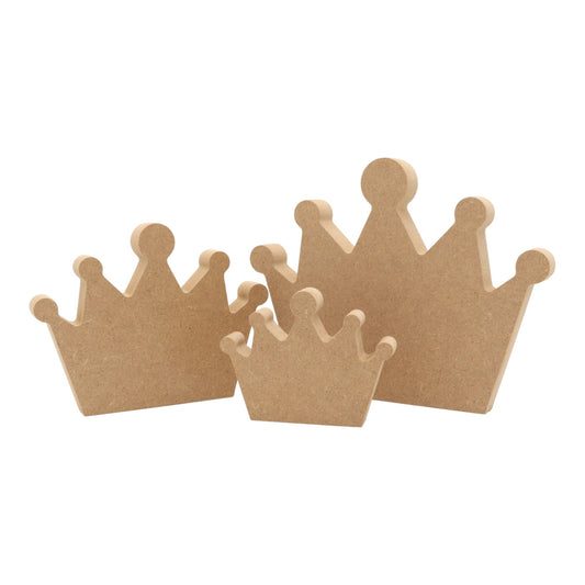 MDF Freestanding Crown Shape