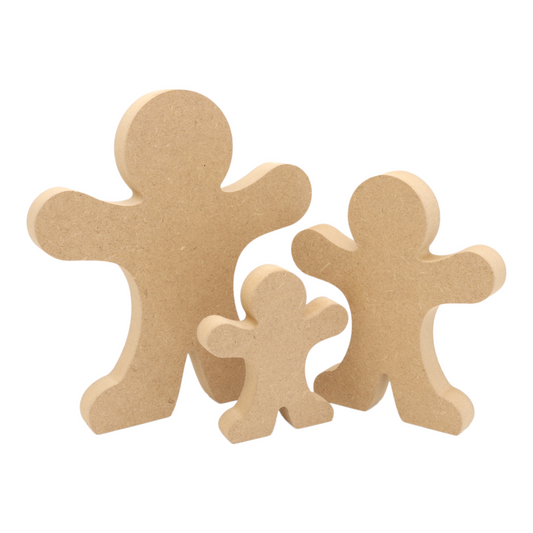 Gingerbread Man Shape MDF