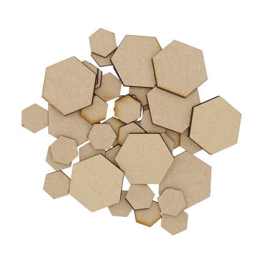 Hexagon Shape MDF